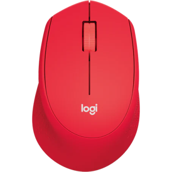 Logitech M331 Silent Plus Wireless Mouse Red