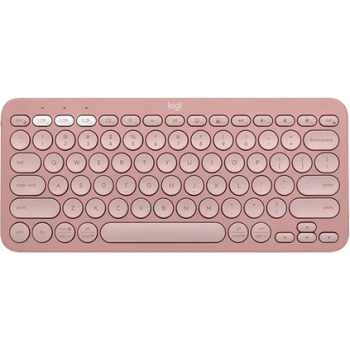 Logitech Pebble Keys 2 K380s Slim, Minimalist Bluetooth® keyboard with Customizable Keys Pink